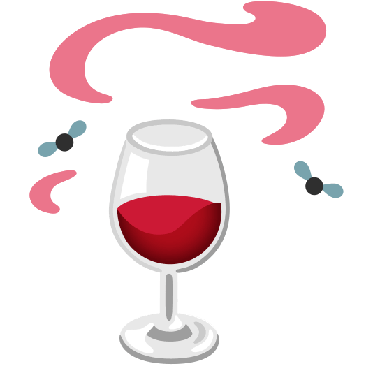 Pile of poo and Wine glass