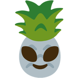 pineapple and alien