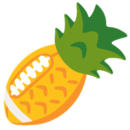 pineapple and american football