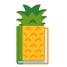 pineapple and books