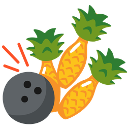 pineapple and bowling