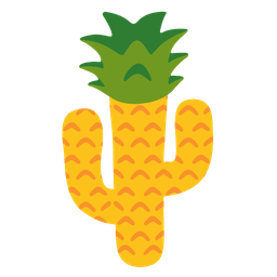 pineapple and cactus