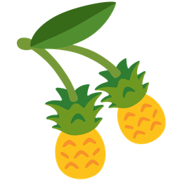 pineapple and cherries