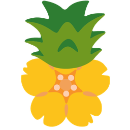 pineapple and cherry blossom