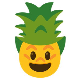 pineapple and cowboy hat face