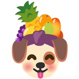 pineapple and dog face