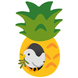 pineapple and dove