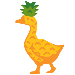 pineapple and goose