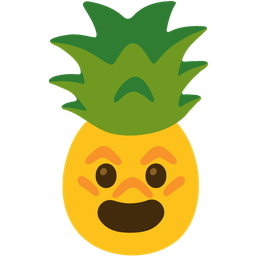 Pineapple and Grinning face