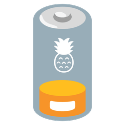 pineapple and low battery