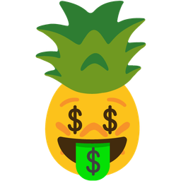 Pineapple and Money-mouth face