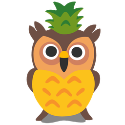 pineapple and owl