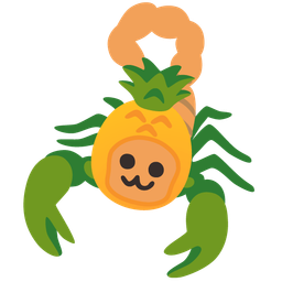 pineapple and scorpion