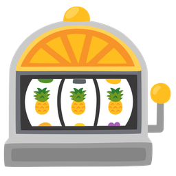 pineapple and slot machine