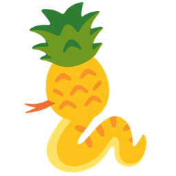 pineapple and snake