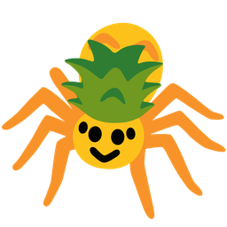 pineapple and spider