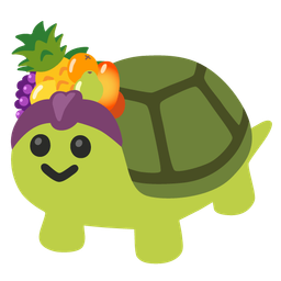 pineapple and turtle