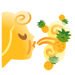 pineapple and wind face