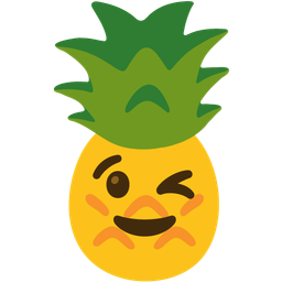 Pineapple and Winking face