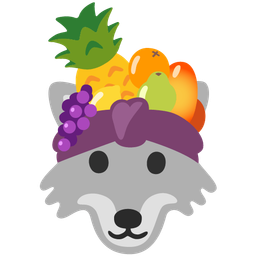 pineapple and wolf
