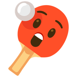 ping pong and astonished face