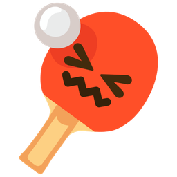 ping pong and confounded face