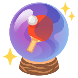 ping pong and crystal ball