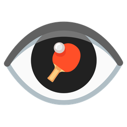 ping pong and eye