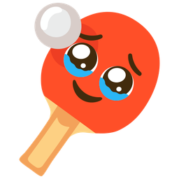 ping pong and face holding back tears