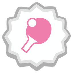 ping pong and fish cake with swirl