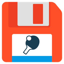 ping pong and floppy disk