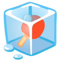 ping pong and ice