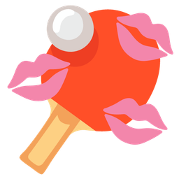 ping pong and kiss mark