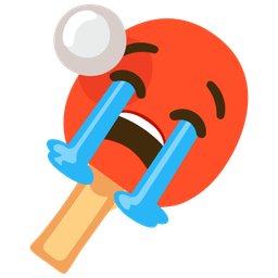 ping pong and loudly crying face