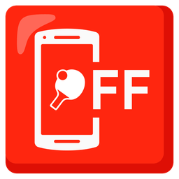 ping pong and mobile phone off