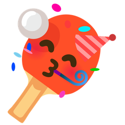 ping pong and partying face