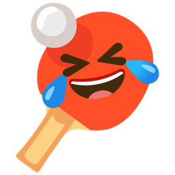 Ping pong and Rolling on the floor laughing