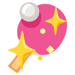 ping pong and sparkling heart