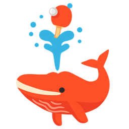 ping pong and spouting whale