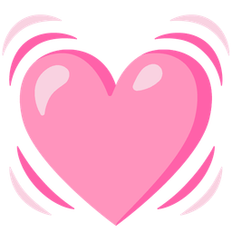 Pink heart and Beating heart