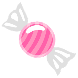 pink heart and candy