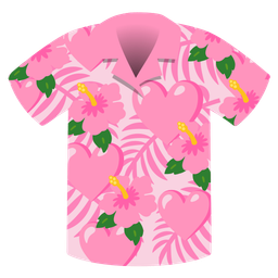 pink heart and hibiscus