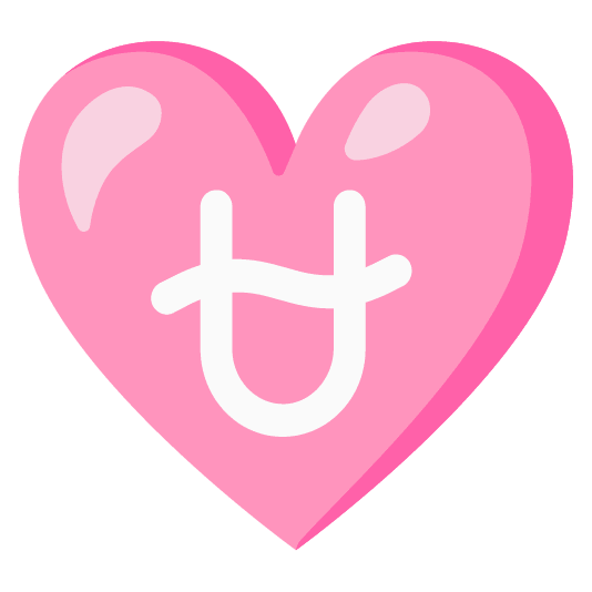 Pink heart and Ophiuchus