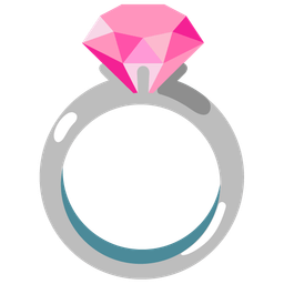 pink heart and ring