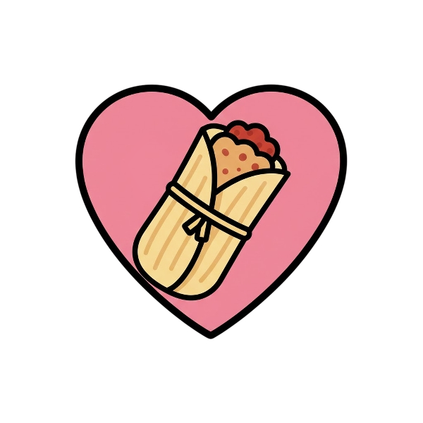 Pink heart and Tamale