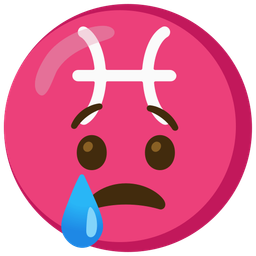 Pisces and crying face