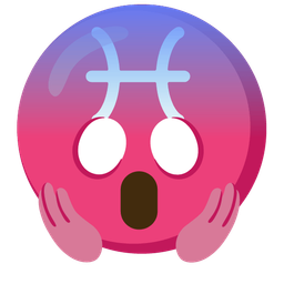 Pisces and face screaming in fear