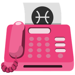 Pisces and fax machine