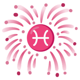 Pisces and fireworks