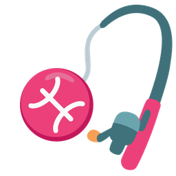 Pisces and fishing pole